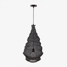 Beneida Ijzeren Plafondlamp Ø40 Cm Zwart - Sklum