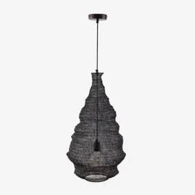 Hanglamp Ø40 Cm In Ijzer Beneida Zwart - Sklum