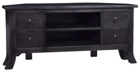 vidaXL Tv-meubel 100x40x45 cm massief mahoniehout lichtkoffiekleurig