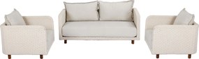 Baratti Loungeset - Stoel bank - Nayan - Wicker - Off White - Baratti