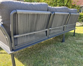 DATHO OUTDOOR Hoek Loungeset - Trino - Aluminium - Datho Outdoor - Antraciet