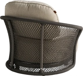 4 Seasons Outdoor Tobego loungestoel Terre Loungestoel   bruin weerbestendig