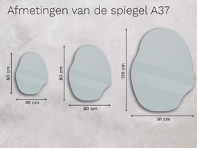 Organische LED spiegel met verlichting A37 60×80