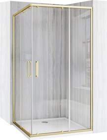 Rea City 80x100 douchewand Brush Gold