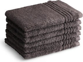 Washandjes Supreme Collectie – 6 stuks – 16×21 – antraciet