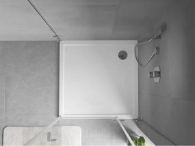 Mexen Flow douchebak vierkant slim 95 x 95 cm, wit glans - 46S109595