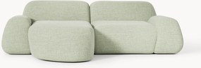 Modulaire bouclé hoekbank Wolke (3-zits)