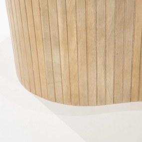 Eleonora Kira Grote Salontafel Organisch Marmer - 129 X 84cm.