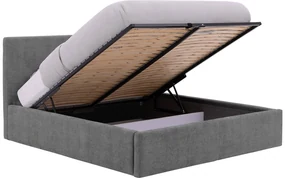 Goossens Bedframe Mysen Storage, 160 x 200 cm met storage, met 2x lattenbodem