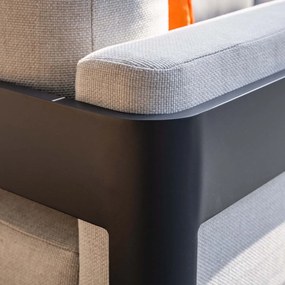Garden Impressions Medellin loungeset 5-delig – carbon black - Valley sand