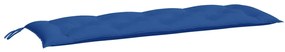 vidaXL Tuinbankkussen 150x50x7 cm stof blauw