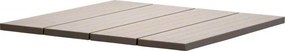 4 Seasons Outdoor | Etna folding table RVS+Teak  Tuintafel    houtkleur weerbestendig