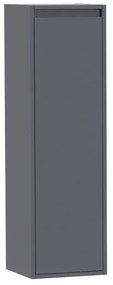Saniclass New Future Badkamerkast - 120x35x35cm - 1 linksdraaiende deur - MDF - hoogglans grijs 7502L
