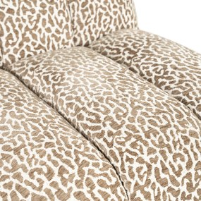 Panterprint Fauteuil Bruin