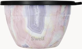 Saladeschalen Set Geode Rose, 3-delig