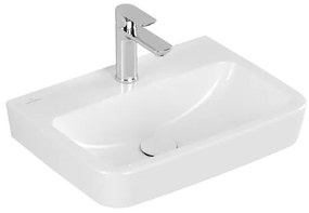 Villeroy & Boch O.novo fontein 50x37cm m.1 kraangat met overloop wit 43445001