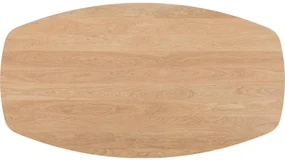 Goossens Excellent Eettafel Floyd, Semi ovaal 260 x 120 cm