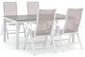 Bellagio Lugo/Fidenza 183cm dining tuinset 5-delig verstelbaar