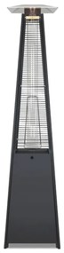 Terrasverwarmer op gas piramide Saturnus antraciet Garden Point