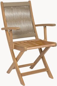 Inklapbare tuinstoelen Danubio van acaciahout met armleuningen, 2-delig