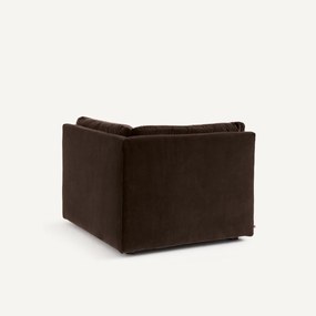 Modulaire 90° hoek in fluweel, GIULIANO