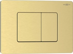 Mexen Tex 05 spoelknop roestvrij staal, geborsteld goud - 6105-11