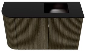 Mondiaz Joya 70cm toiletmeubel ronding links shadow met wastafel faye rechts zonder kraangat urban