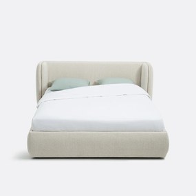 Bed in bouclé met boxspring, Meridiano