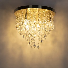 Klassieke plafondlamp goud/messing 35 cm - Medusa