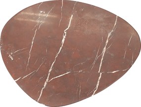 Organische Bijzettafel Marmer - 46 X 35cm.