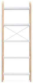 Umbra Bellwood opbergkast 26x61x170cm 5-laags Essenhout Wit/naturel 1016840-668