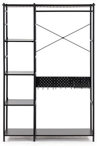 Kave Home Storn Open Stalen Kledingkast - 45x120x196cm.