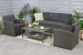 Tuinmeubelen Monaco Coffee 5 Garden Point antraciet