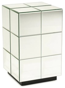 Bijzettafel Zilveren Tegel - 30 X 30cm.