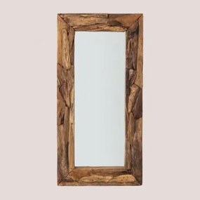 Rechthoekige wandspiegel van hout Raffa ↑180 - Sklum