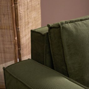 Groene Slaapbank Chaise Longue Links