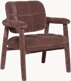 Chenille fauteuil Loom