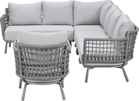 Garden Impressions Maud loungeset 7-delig - taupe