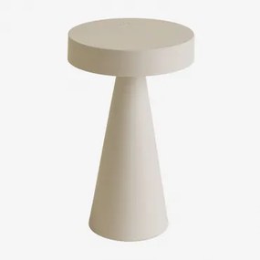 Draadloze Led-tafellamp Van Ijzer Catinca Tapioca Beige - Sklum