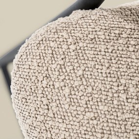 Eleonora Luka Barkruk Boucle Stof Taupe