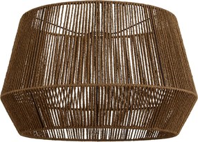 Japandi lampenkap met bruin papieren touw 50/50/30 - Bullet