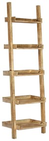 vidaXL Ladderkast 75x37x205 cm massief mangohout bruin