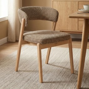 Zuiver Bright Design Eetkamerstoel Eiken Bruin