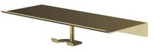 Hotbath enMORE Haak Voor Glaswisser - voor planchet serie - Geborsteld messing PVD SHA06BBP