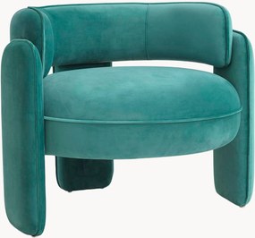 Fluwelen fauteuil Chaplin