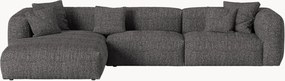 Modulaire bouclé hoekbank Martina