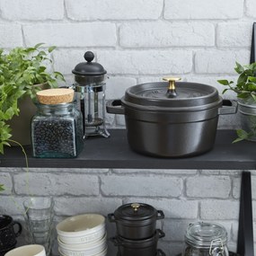 Staub La Cocotte Cocotte 24 cm / 3,7 l, Rond, Zwart - La Cocotte - Staub