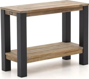 Sidetables (wandtafel) ROUGH | Rechthoekig | Tuintafel Teakhout | 100x42cm | Kees Smit Tuinmeubelen