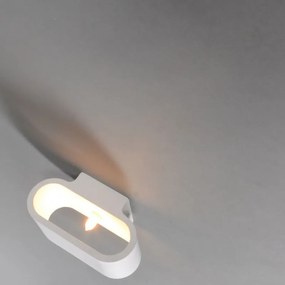 Moderne wandlamp wit plat - Gipsy Arles