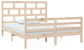 vidaXL Bedframe massief grenenhout 160x200 cm